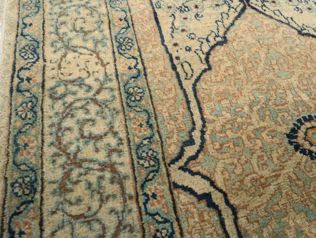 Antique Persian Tabriz Hagi Jalili Rug, No.15166 - Staging