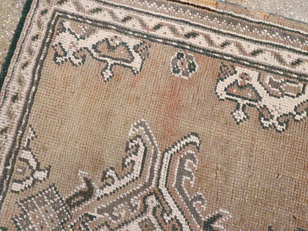 Antique Turkish Oushak Rug, No.15171 - Staging