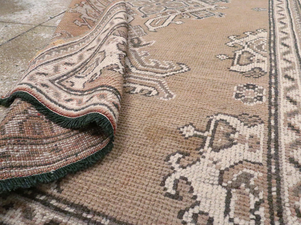 Antique Turkish Oushak Rug, No.15171 - Staging