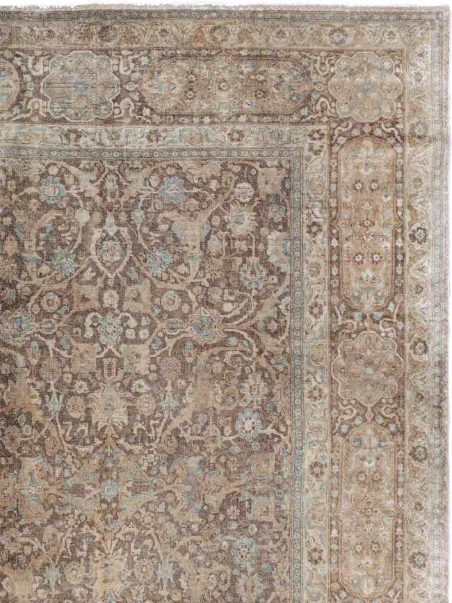 Antique Persian Tabriz Carpet, No.15197 - Staging