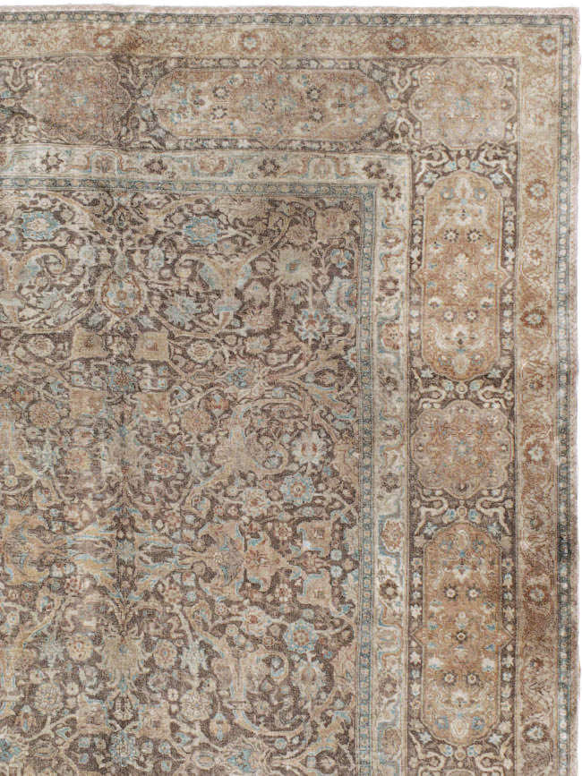Antique Persian Tabriz Carpet, No.15197 - Staging