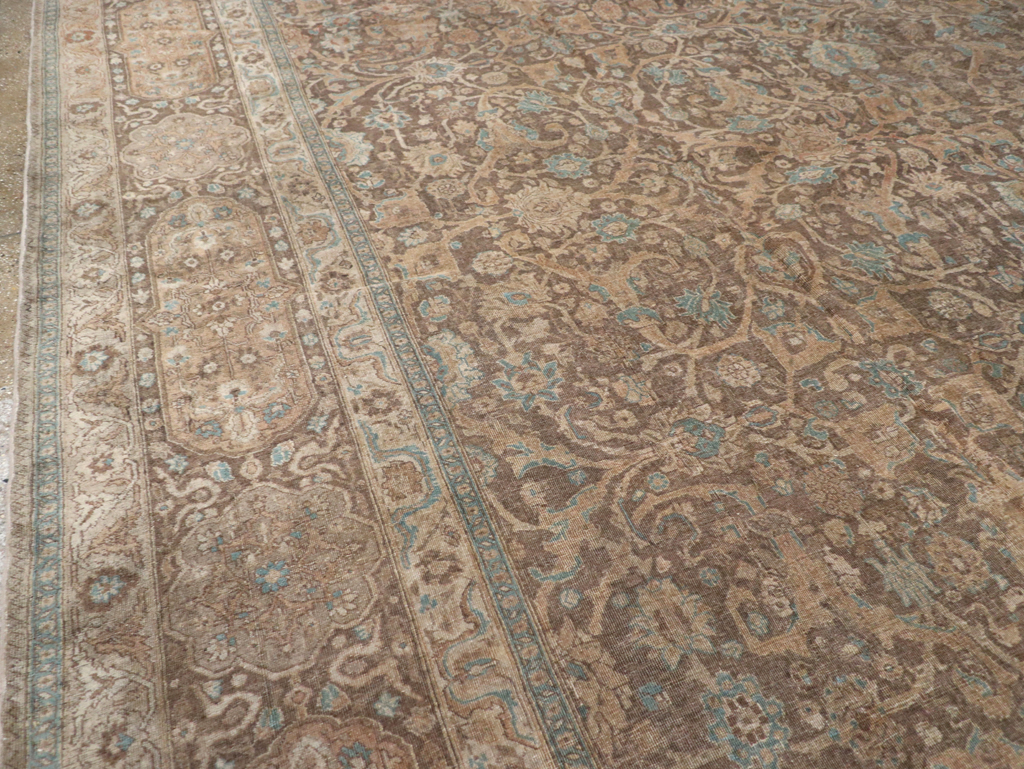 Antique Persian Tabriz Carpet, No.15197 - Staging