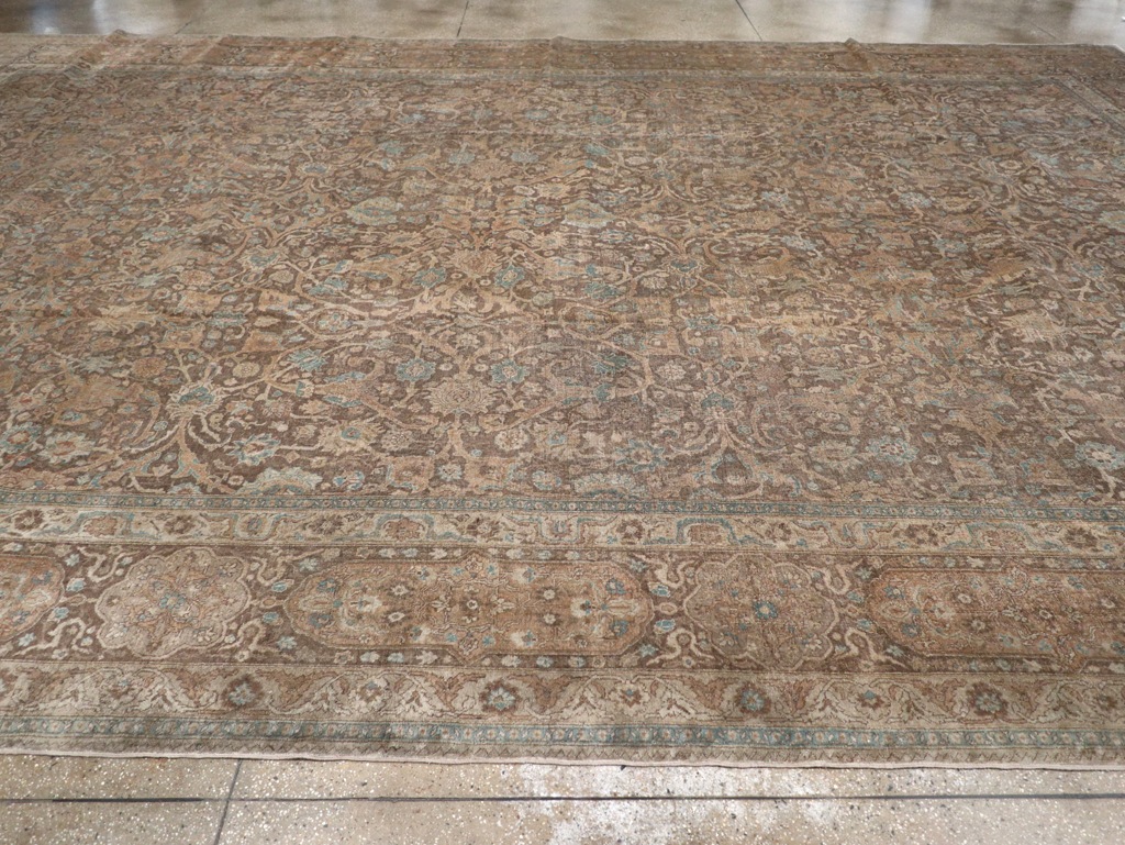 Antique Persian Tabriz Carpet, No.15197 - Staging