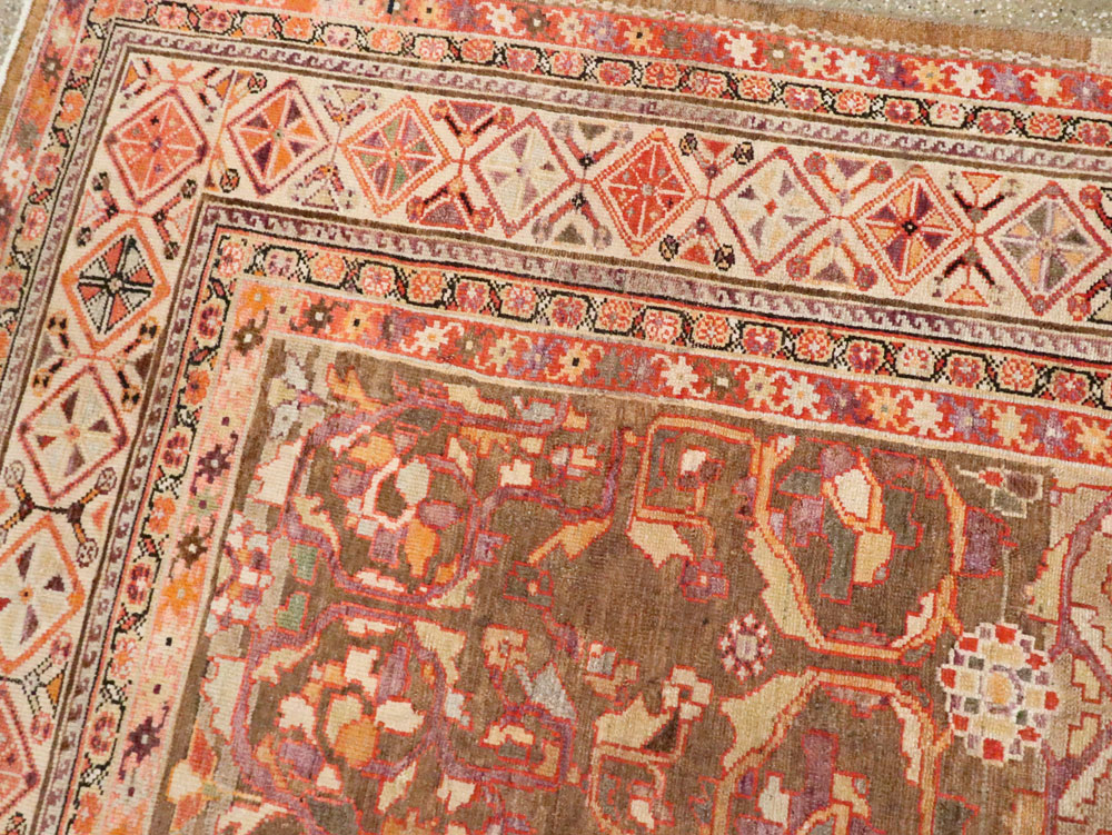 Antique Persian Malayer Carpet, No.15206 - Staging