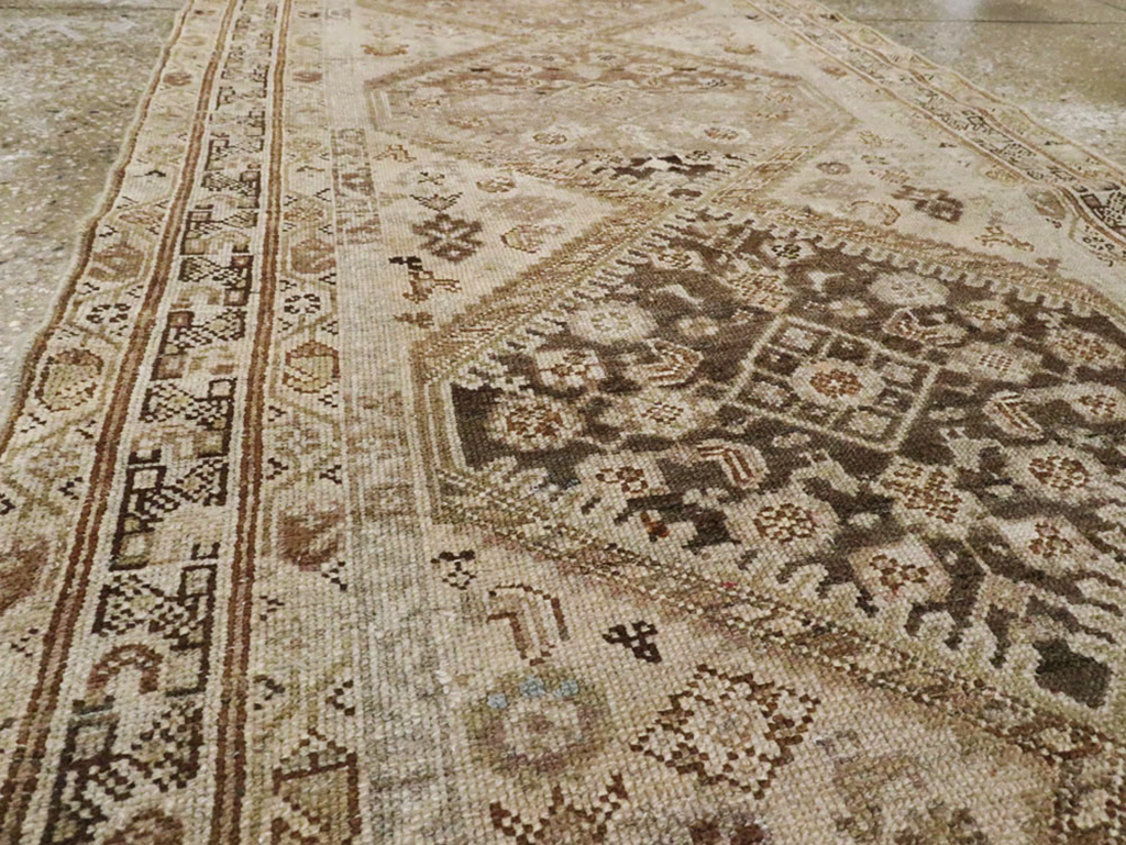 Antique Persian Malayer Runner, No.15209 - Staging