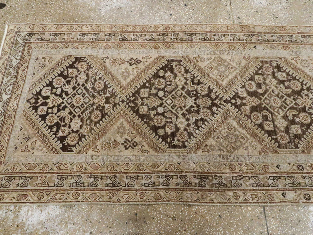 Antique Persian Malayer Runner, No.15209 - Staging