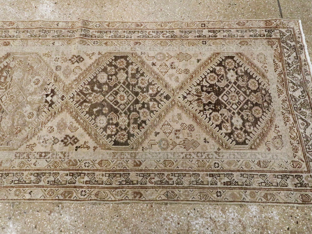 Antique Persian Malayer Runner, No.15209 - Staging