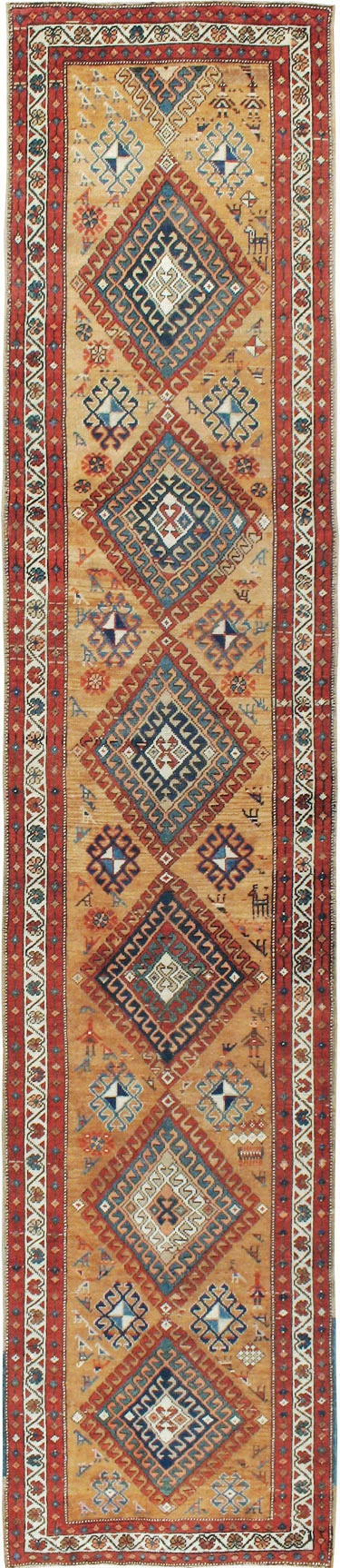 Antique Persian Serab Runner, No.15210 - Staging