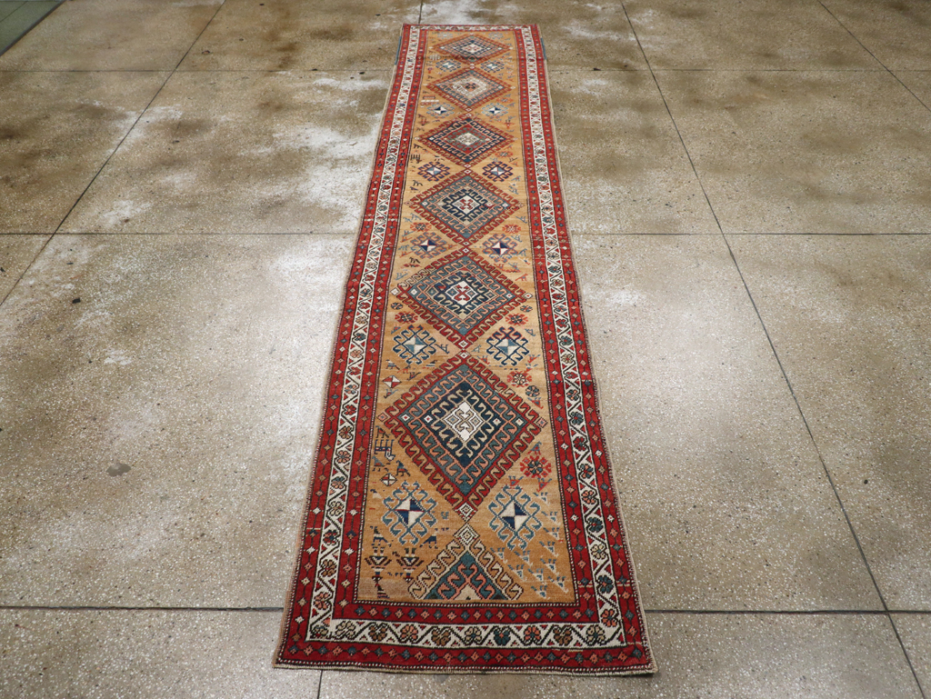 Antique Persian Serab Runner, No.15210 - Staging
