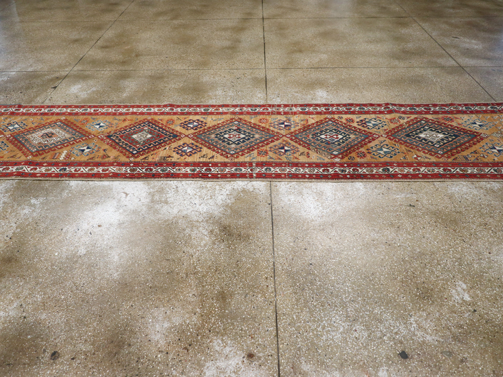 Antique Persian Serab Runner, No.15210 - Staging
