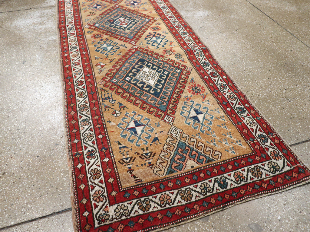 Antique Persian Serab Runner, No.15210 - Staging
