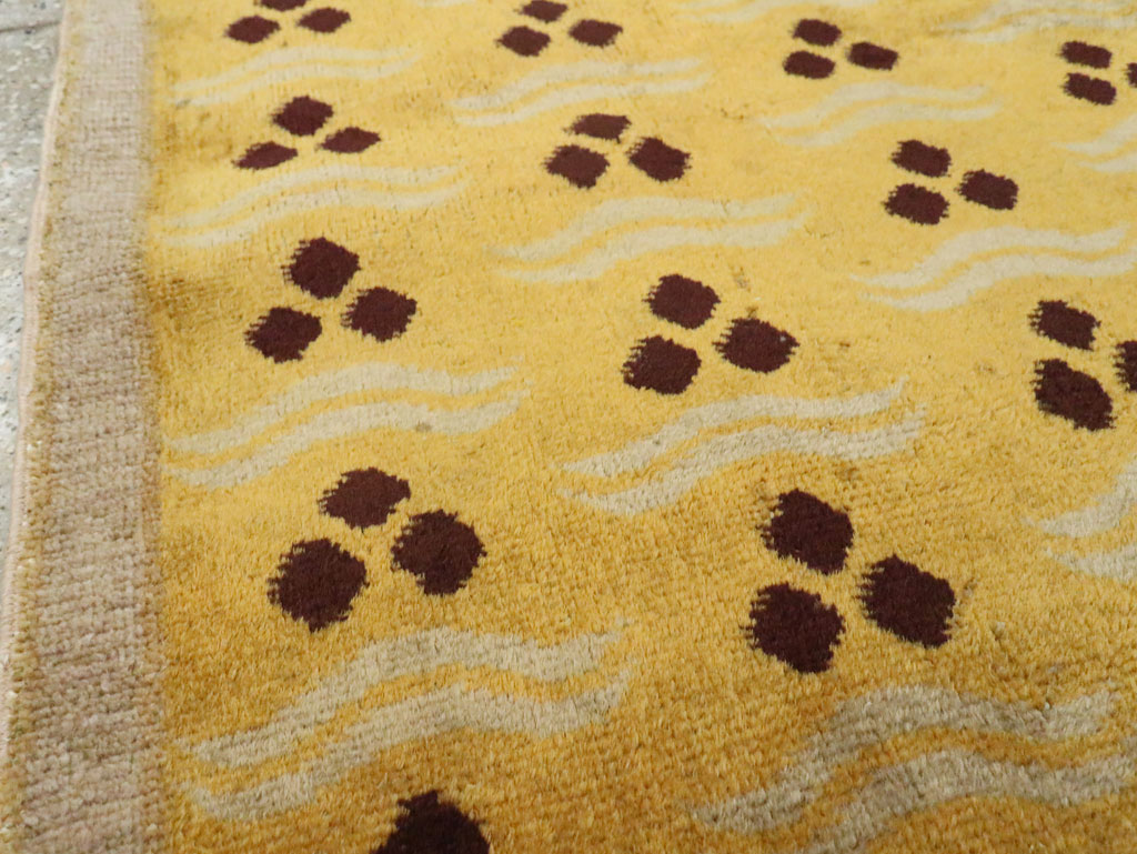 Vintage Turkish Anatolian Deco Rug, No.15237 - Staging