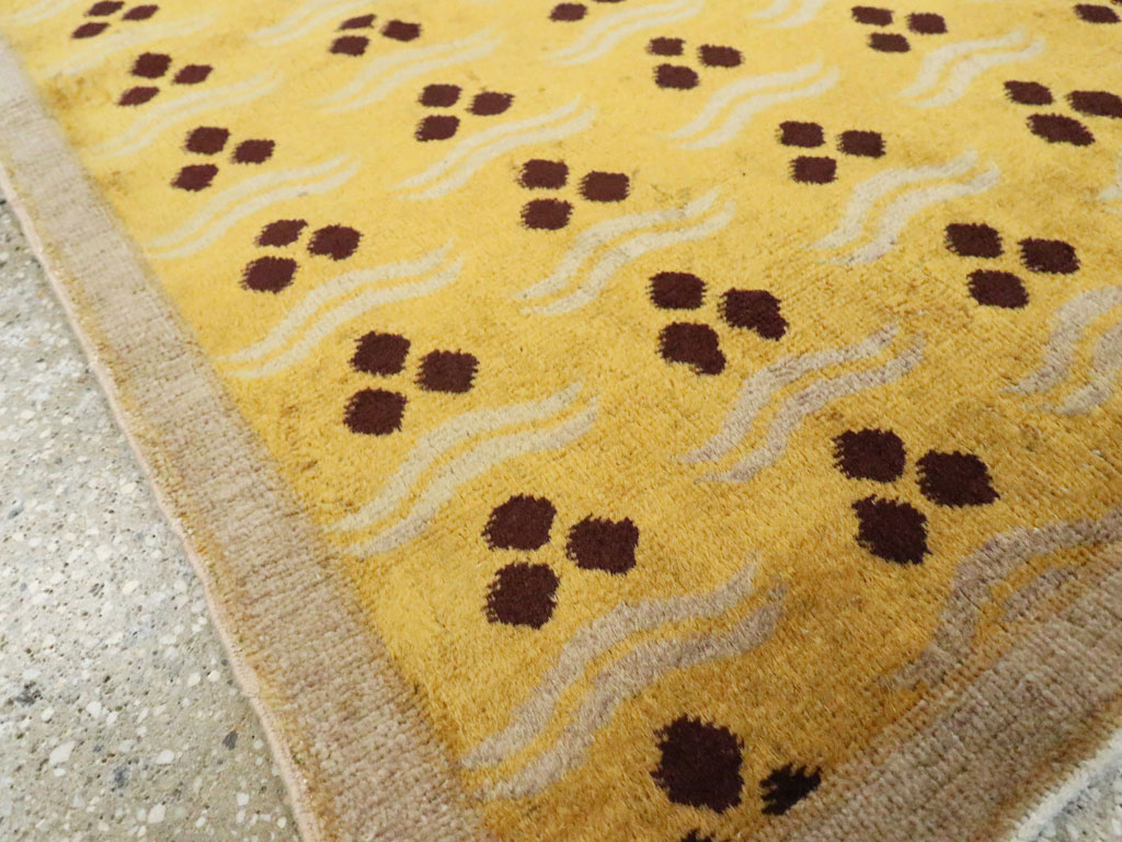 Vintage Turkish Anatolian Deco Rug, No.15237 - Staging