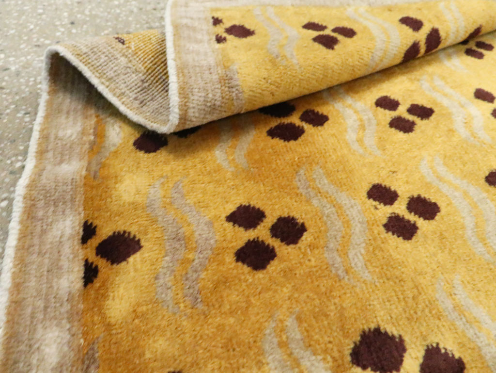 Vintage Turkish Anatolian Deco Rug, No.15237 - Staging