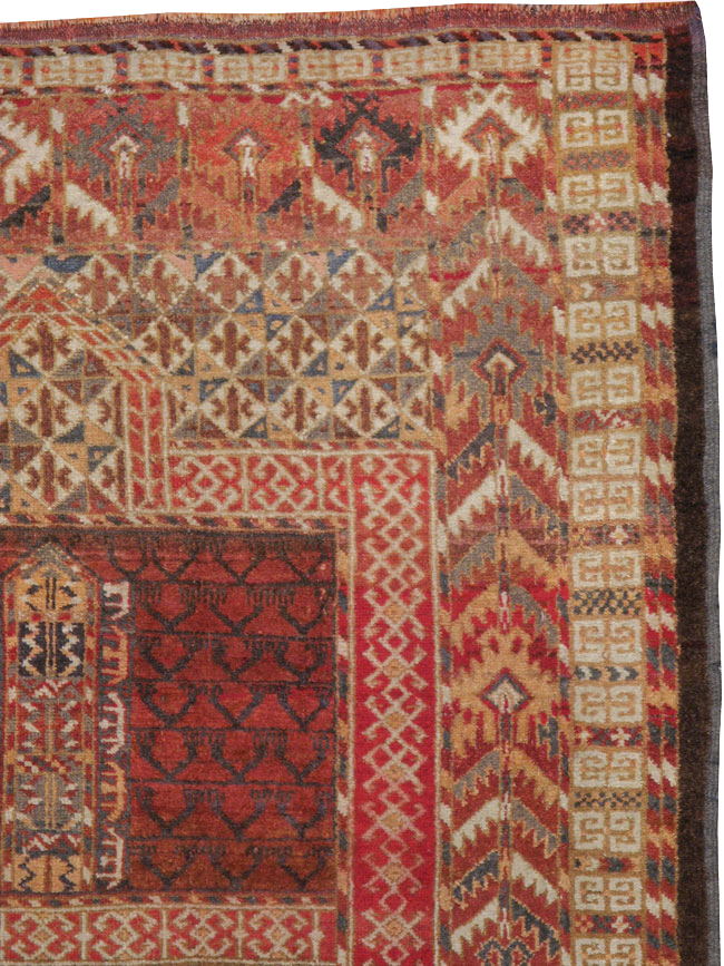 Antique Central Asian Tekke Rug, No.15241 - Staging