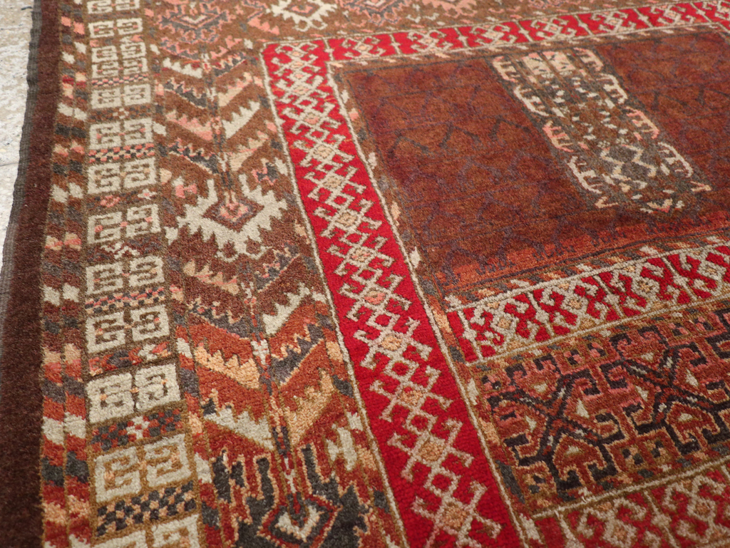 Antique Central Asian Tekke Rug, No.15241 - Staging