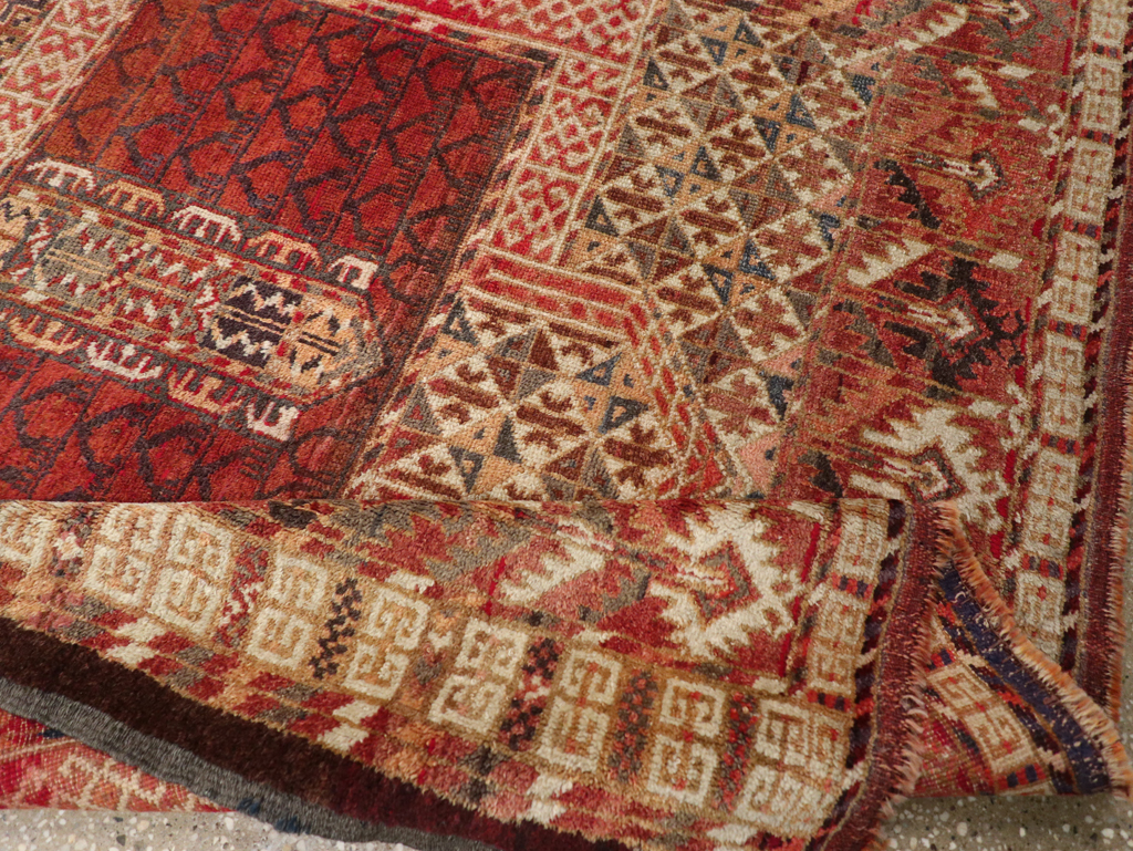 Antique Central Asian Tekke Rug, No.15241 - Staging
