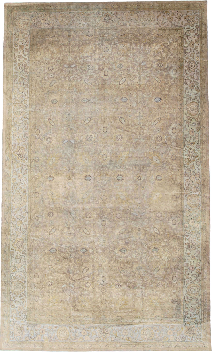 Antique Persian Mahal Carpet, No.15252 - Staging