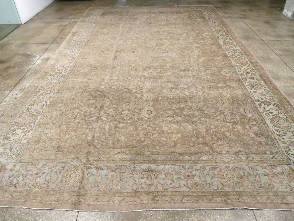 Antique Persian Mahal Carpet, No.15252 - Staging