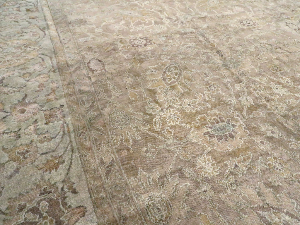 Antique Persian Mahal Carpet, No.15252 - Staging