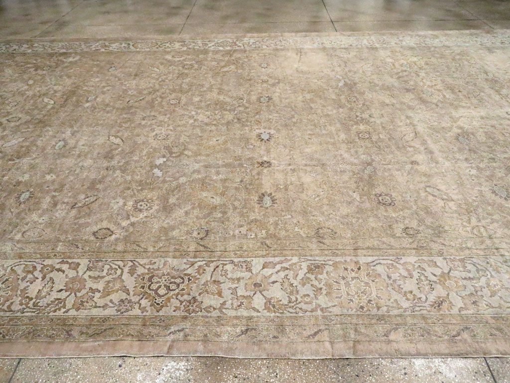 Antique Persian Mahal Carpet, No.15252 - Staging