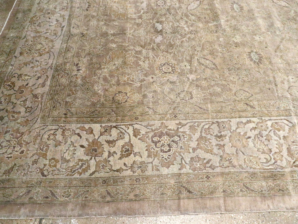 Antique Persian Mahal Carpet, No.15252 - Staging