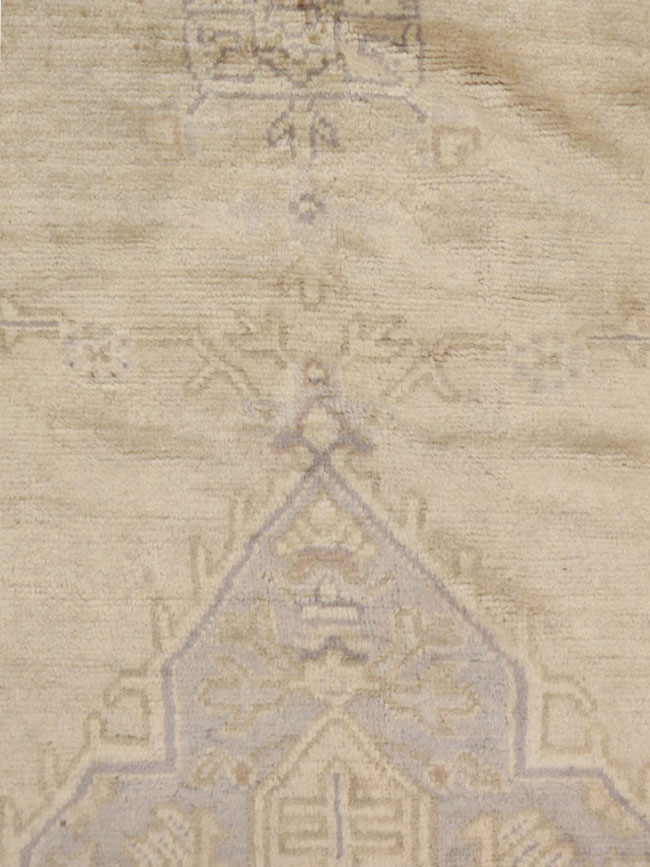 Antique Turkish Oushak Carpet, No.15253 - Staging