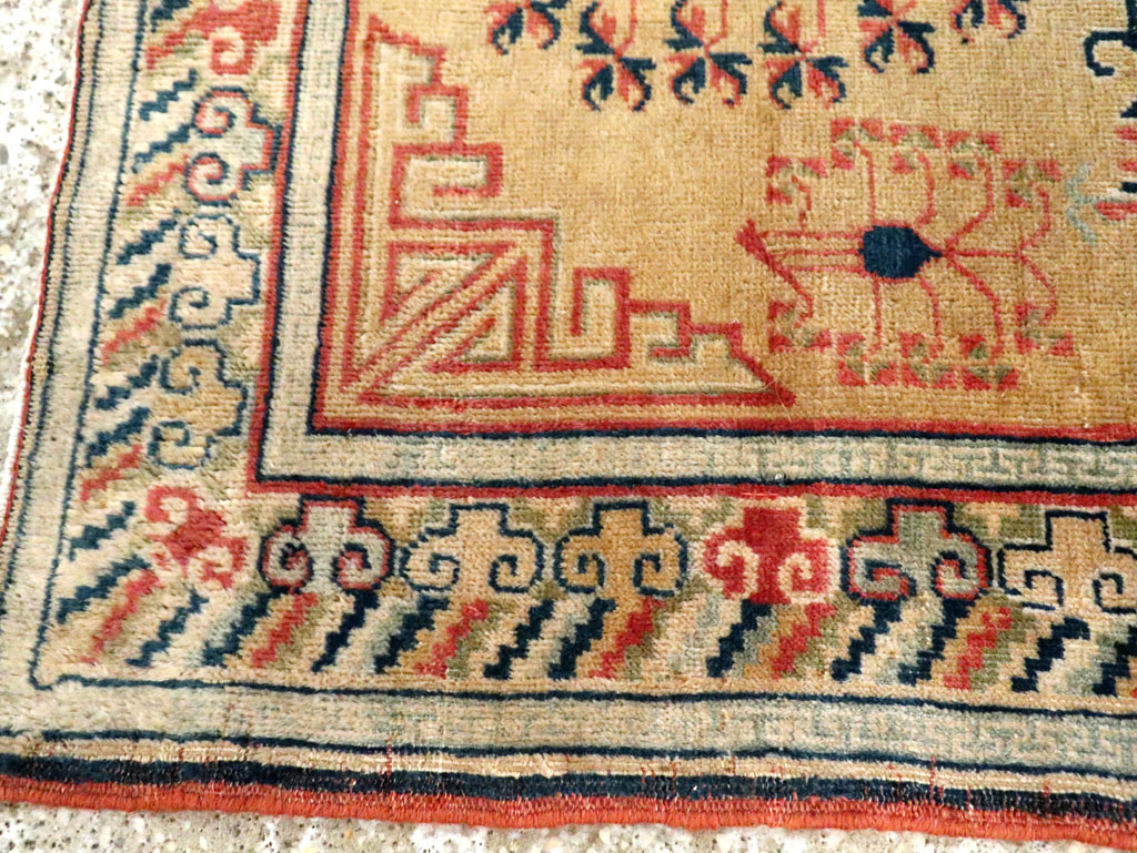Antique Lahore Rug, No.15267 - Staging