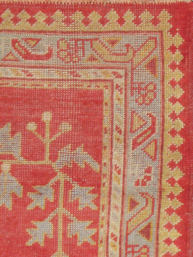 Antique Turkish Oushak Rug, No.15270 - Staging