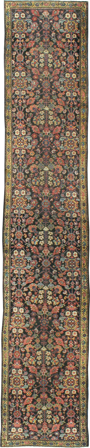 Antique Persian Mahal Runner, No.15271 - Staging