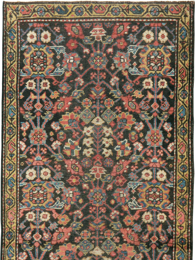 Antique Persian Mahal Runner, No.15271 - Staging