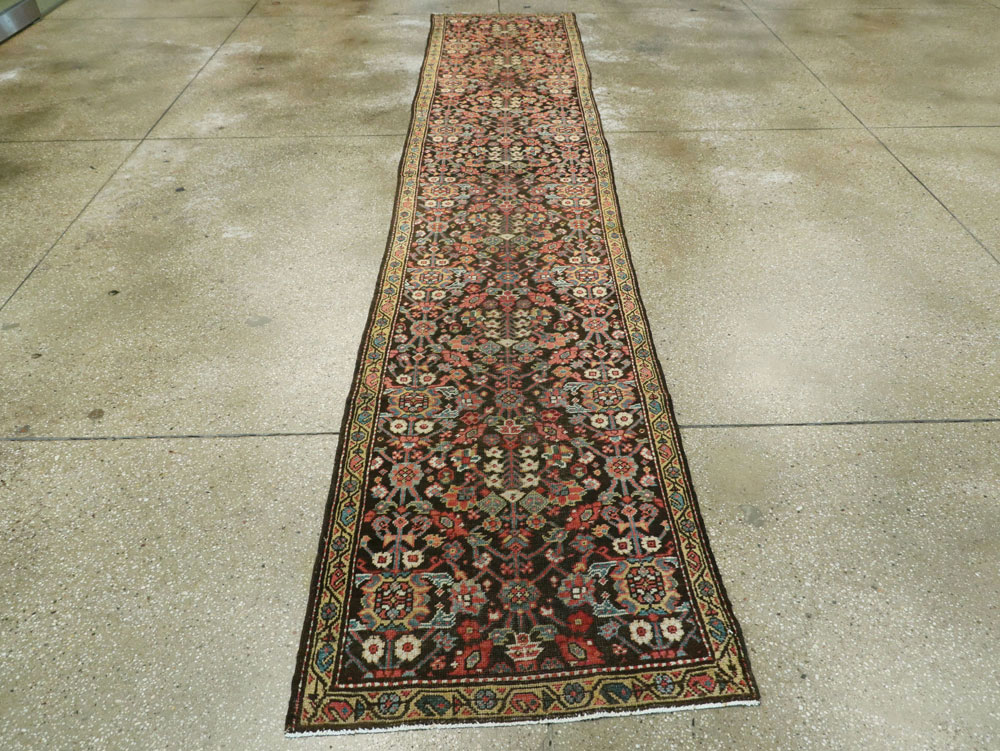 Antique Persian Mahal Runner, No.15271 - Staging