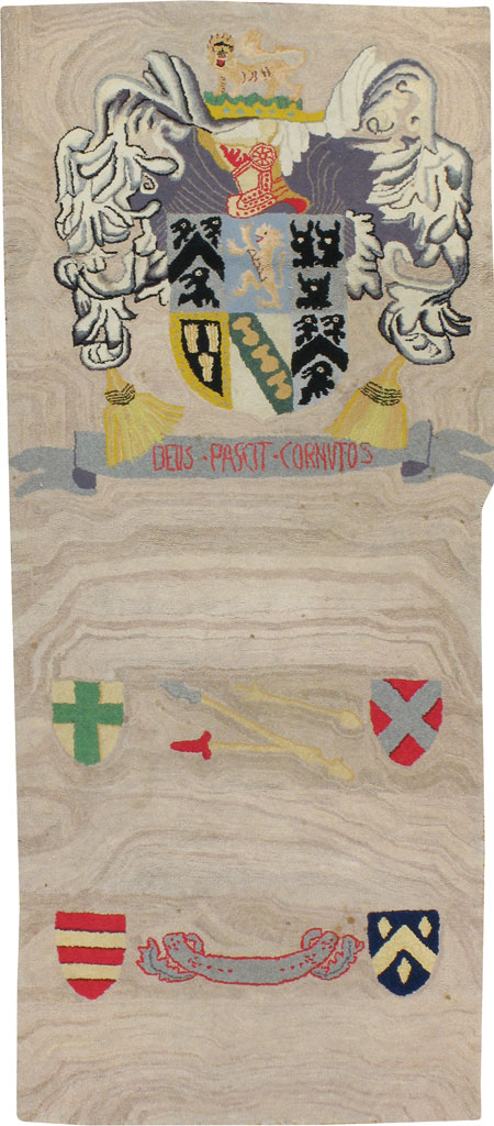 Antique American Hook Rug, No.15280 - Staging