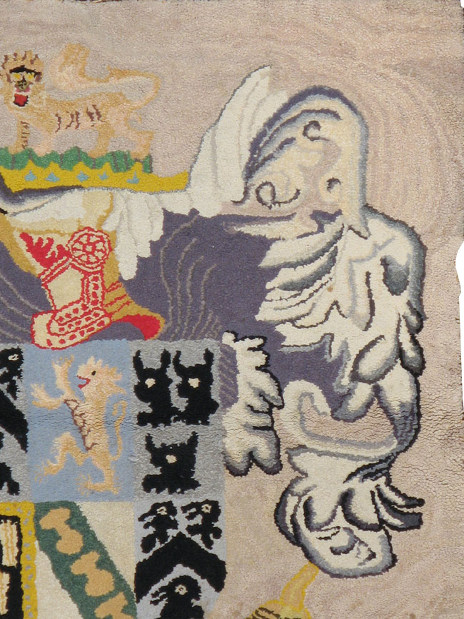 Antique American Hook Rug, No.15280 - Staging