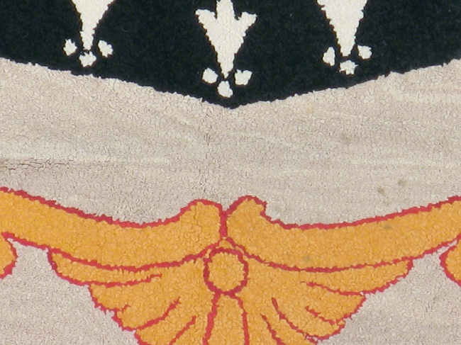 Antique American Hook Rug, No.15281 - Staging