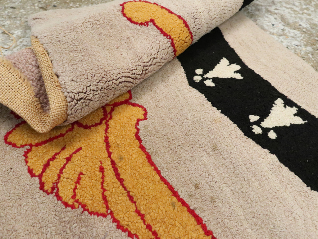 Antique American Hook Rug, No.15281 - Staging