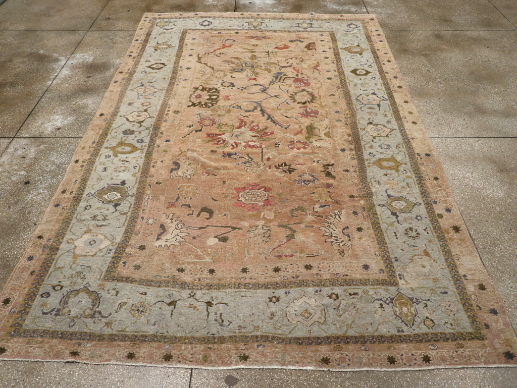 Antique Persian Mahal Carpet, No.15288 - Staging