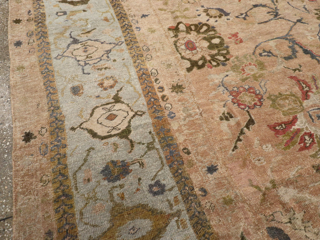 Antique Persian Mahal Carpet, No.15288 - Staging