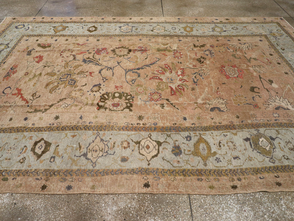Antique Persian Mahal Carpet, No.15288 - Staging