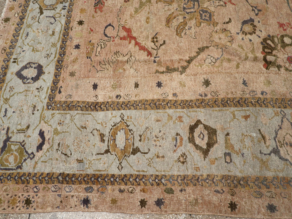 Antique Persian Mahal Carpet, No.15288 - Staging