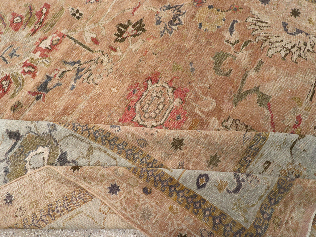 Antique Persian Mahal Carpet, No.15288 - Staging