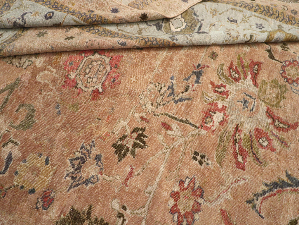 Antique Persian Mahal Carpet, No.15288 - Staging