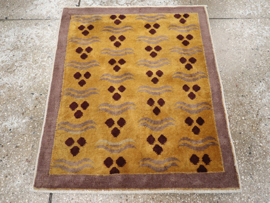 Vintage Anatolian Deco Rug, No.15302 - Staging