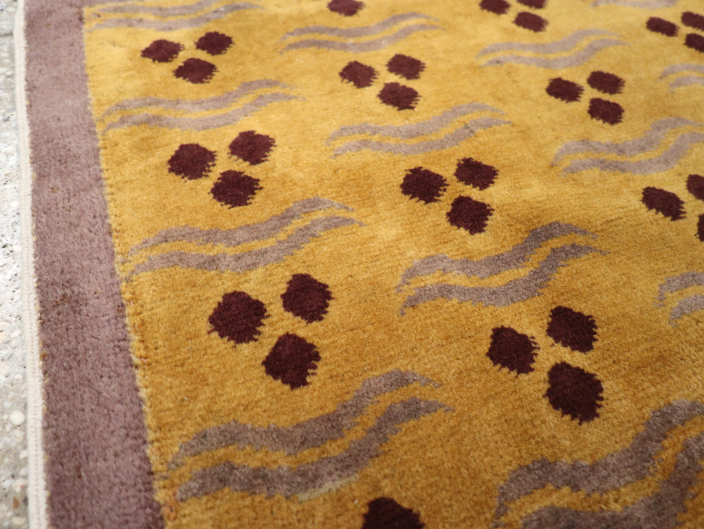 Vintage Anatolian Deco Rug, No.15302 - Staging