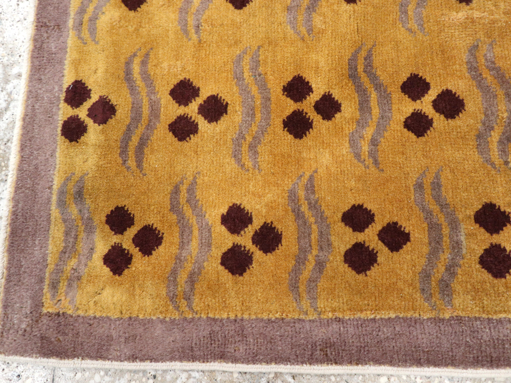 Vintage Anatolian Deco Rug, No.15302 - Staging