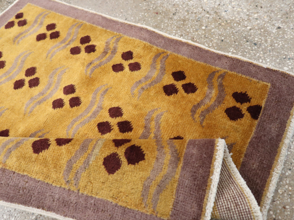 Vintage Anatolian Deco Rug, No.15302 - Staging