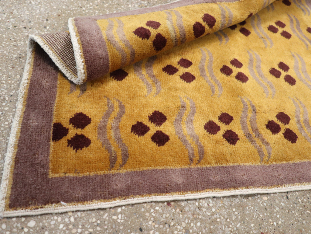 Vintage Anatolian Deco Rug, No.15302 - Staging