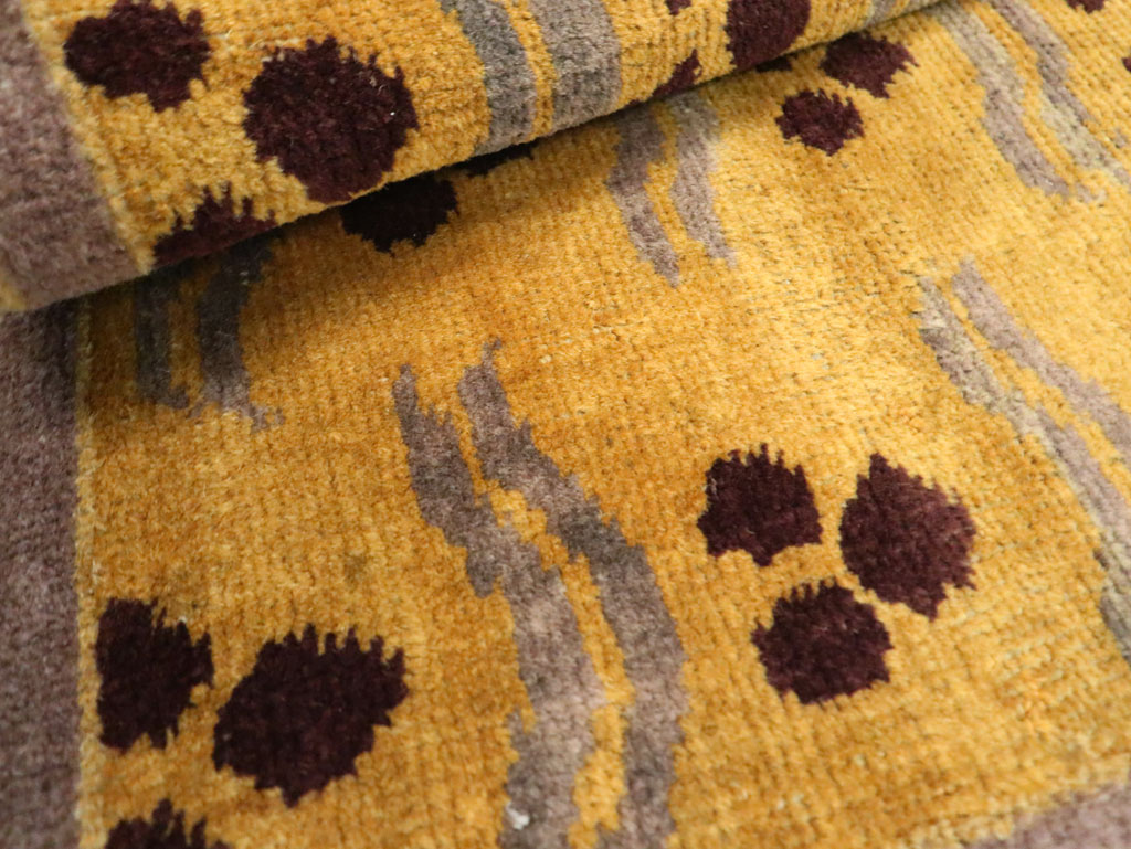 Vintage Turkish Art Deco Rug, No.15308 - Staging