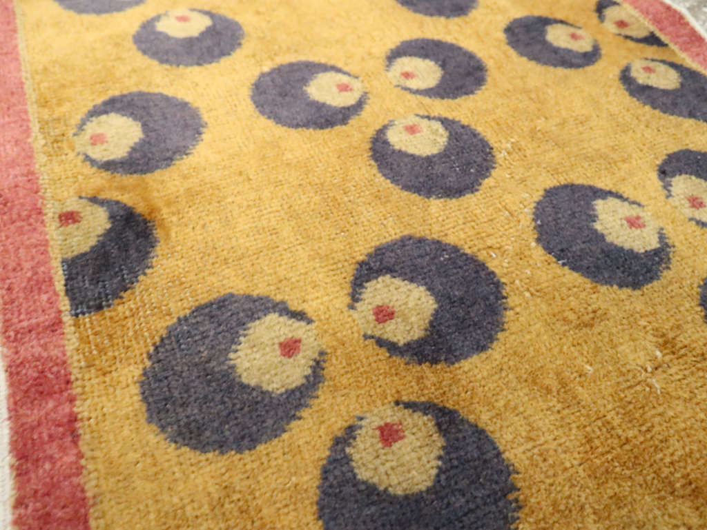 Vintage Turkish Anatolian Deco Rug, No.15309 - Staging