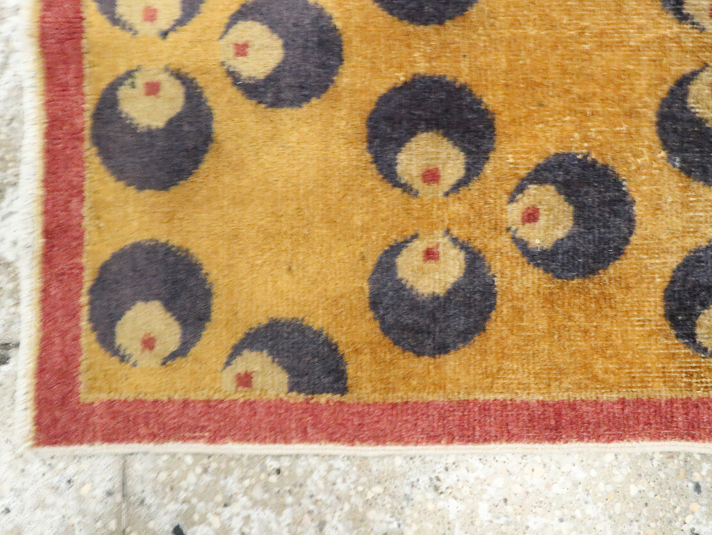 Vintage Turkish Anatolian Deco Rug, No.15309 - Staging